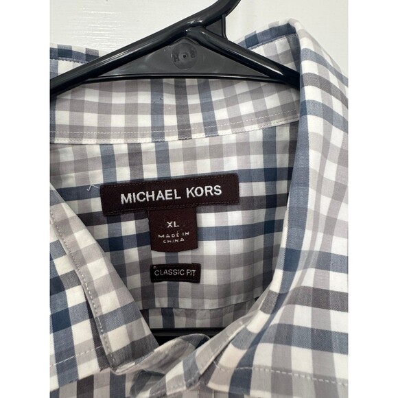 NWOT Men’s Michael Kors button down shirt size XL - Picture 4 of 6